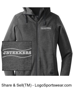JBTekkers womens sport full zip sweatshirt Design Zoom